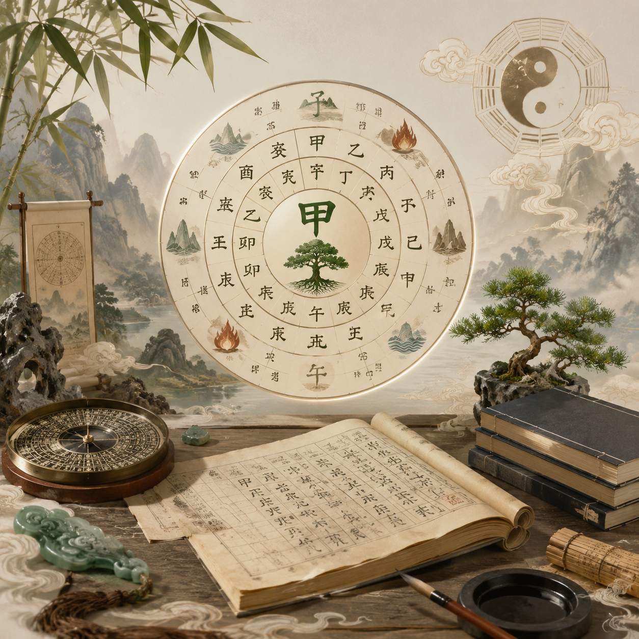 八字排盘日主根气判断_零基础入门核心指南