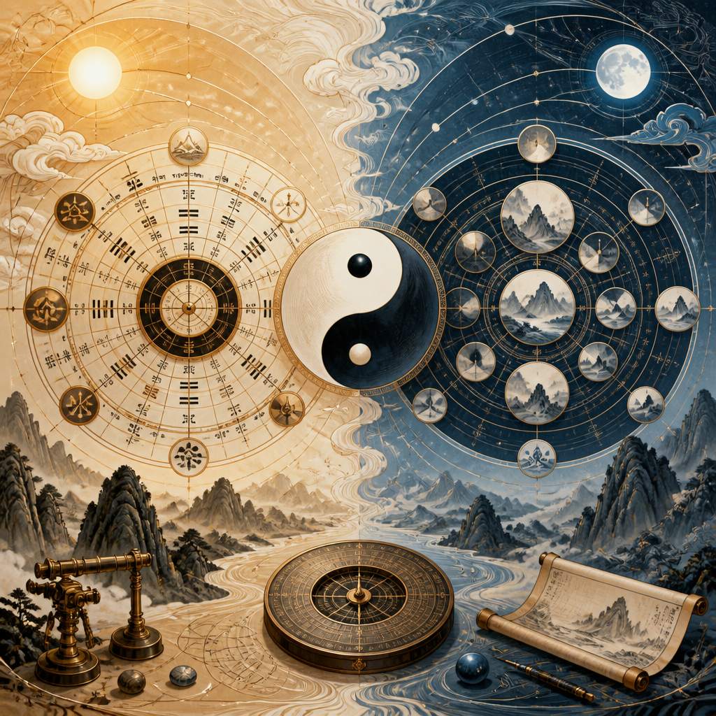 阴盘奇门排盘核心逻辑_与阳盘奇门的规则差异全解